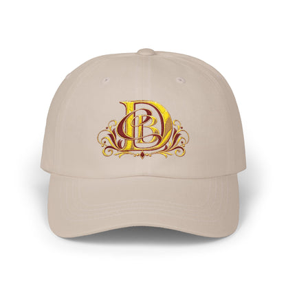 Embroidered Gold Monogram Dad Cap
