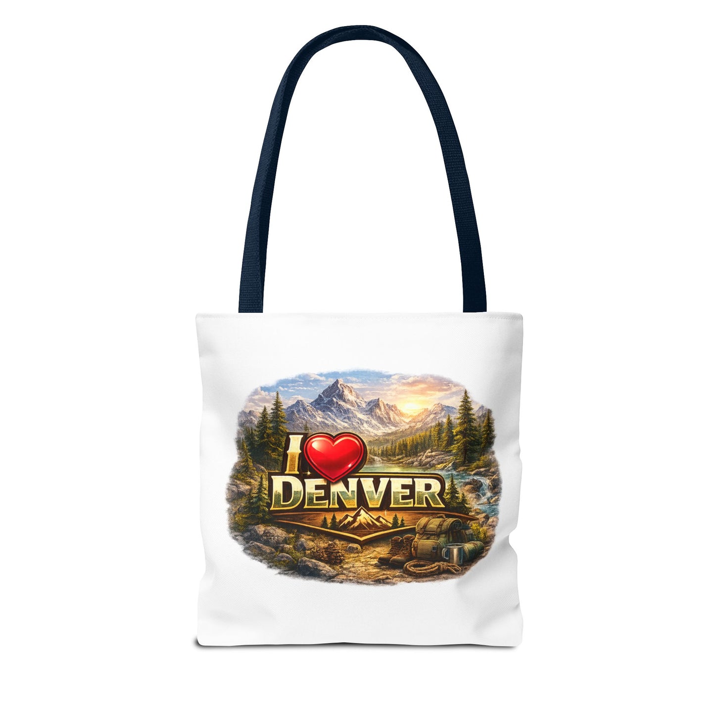 I  Denver Scenic Tote Bag — Colorado Mountain Travel Souvenir