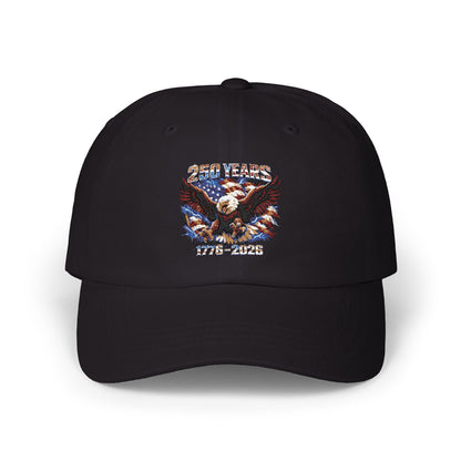 Eagle Americana Dad Cap — Patriotic Bald Eagle Embroidered Baseball Hat