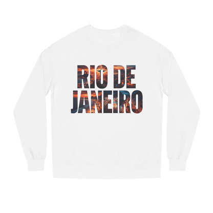 Rio de Janeiro Graphic Sweatshirt — Sunset Typography Travel Crewneck