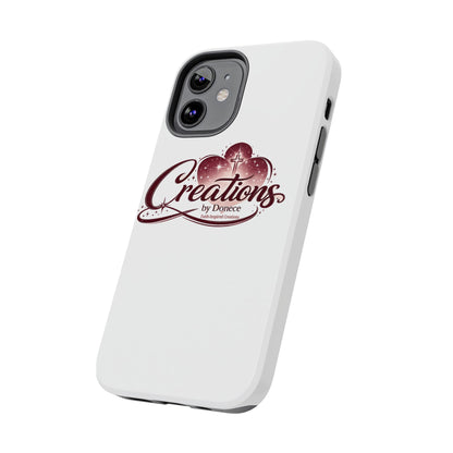 Tough Phone Case — "Creations by Donece" Logo Protective Phone Cover