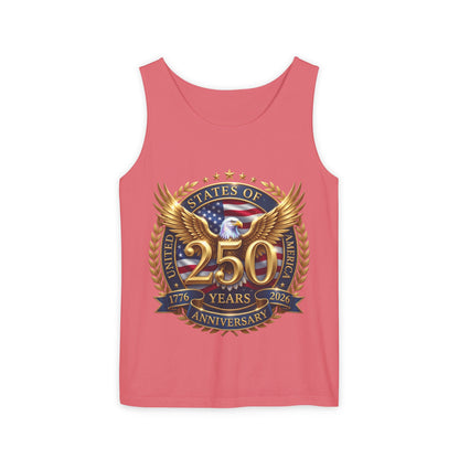250 Years Anniversary Eagle Tank Top — United States Bicentennial Celebration Tee