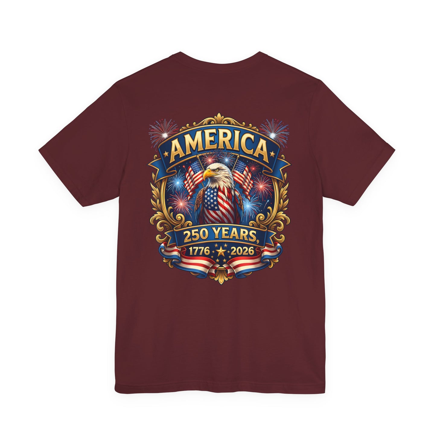 America 250th Anniversary T-Shirt — 1776–2026 Patriotic Eagle Tee