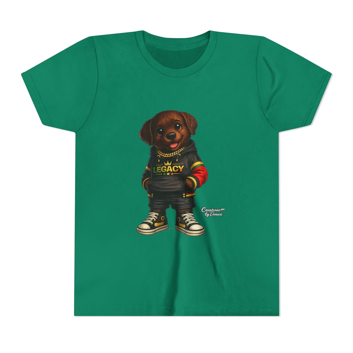Youth Dog Tee — 'Legacy' Streetwear Puppy Graphic Shirt