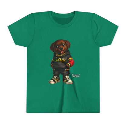 Youth Dog Tee — 'Legacy' Streetwear Puppy Graphic Shirt