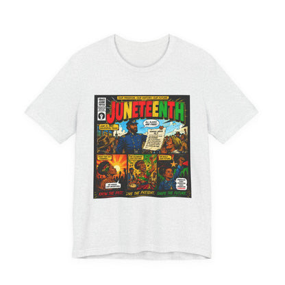 Juneteenth Comic-Style T-Shirt — Retro Celebration Tee