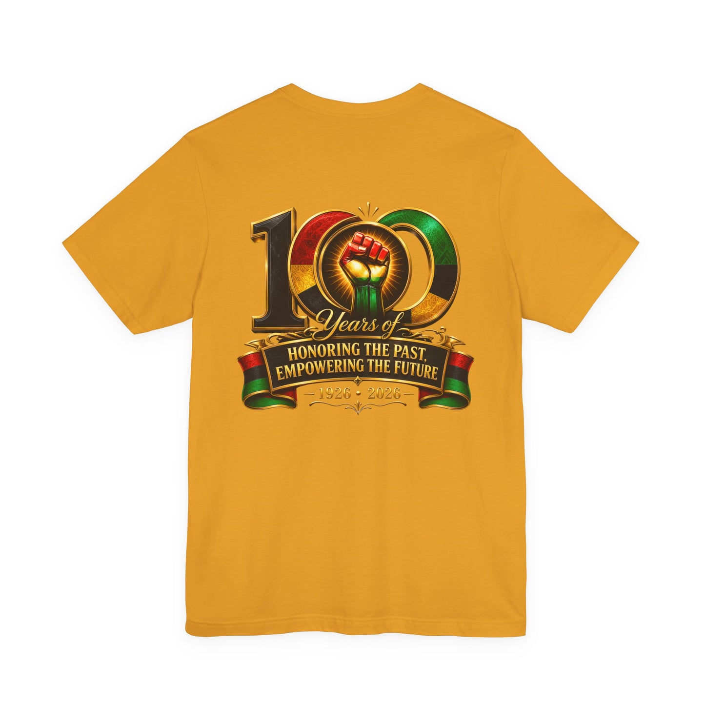 100 Years Anniversary Tee — "Honoring the Past, Empowering the Future" Centennial T-Shirt (1926–2026)