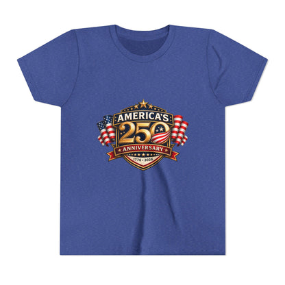 America's 250th Anniversary Youth Tee - Patriotic 1776–2026 Celebration Shirt