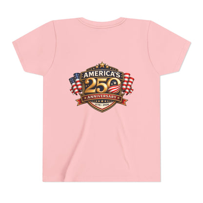 America's 250th Anniversary Youth Tee - Patriotic 1776–2026 Celebration Shirt