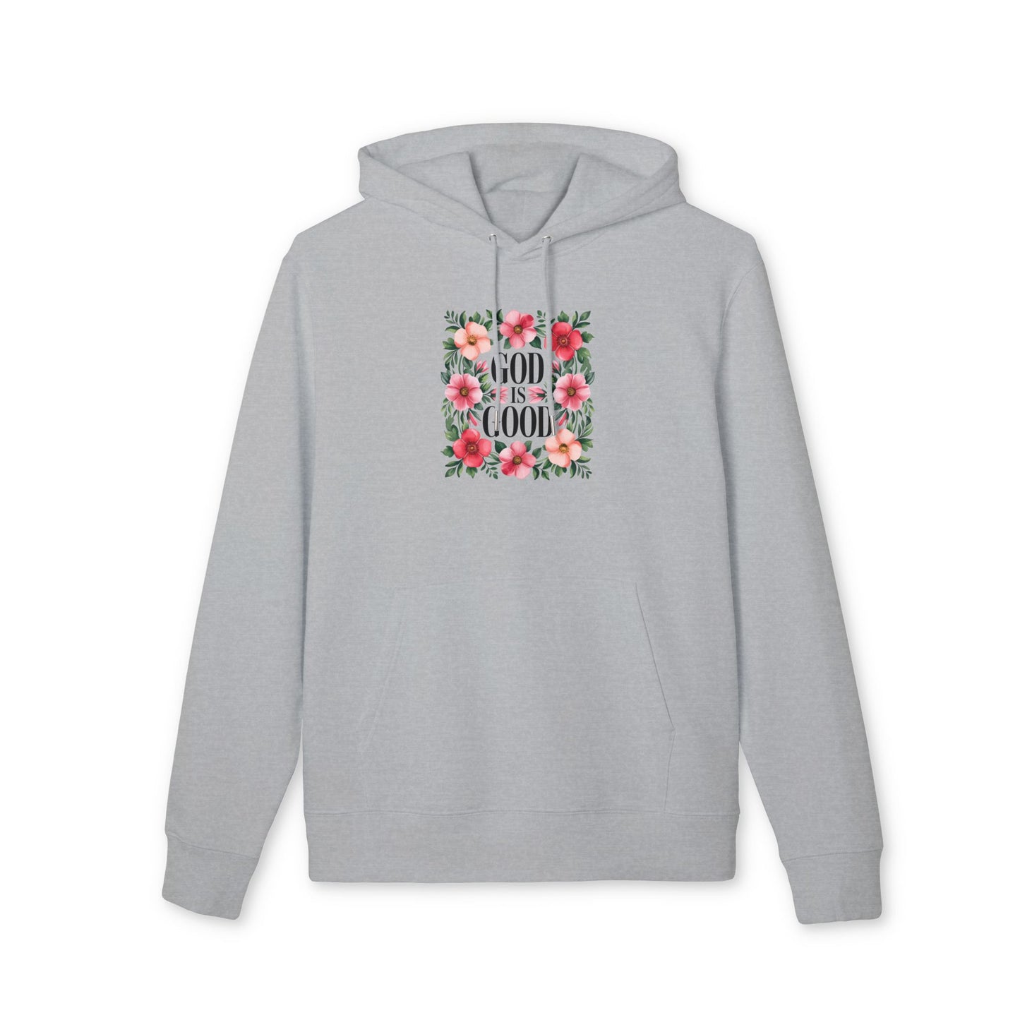 God Is Good Floral Hoodie — Christian Inspirational Pullover