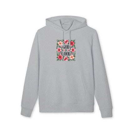 God Is Good Floral Hoodie — Christian Inspirational Pullover
