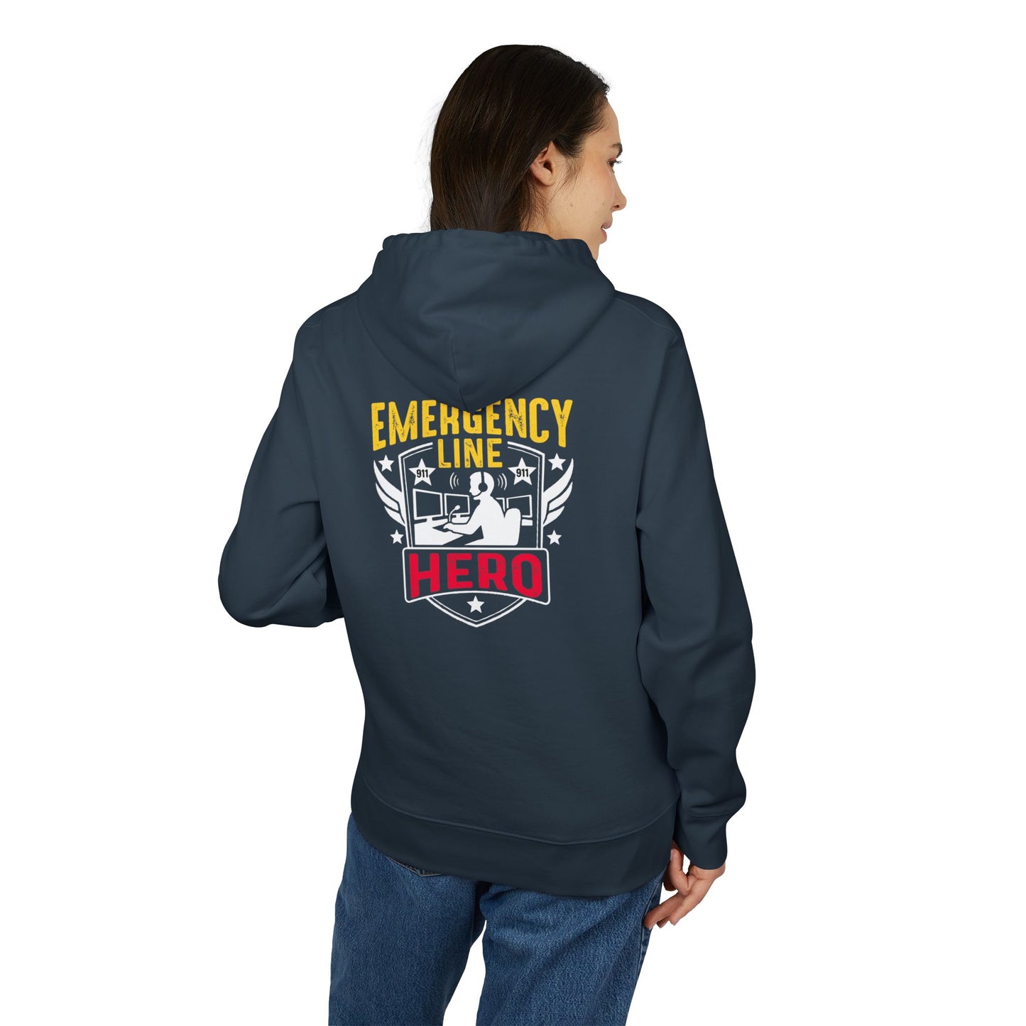 Emergency Line Hero Hoodie — EMS Dispatcher Tribute Pullover