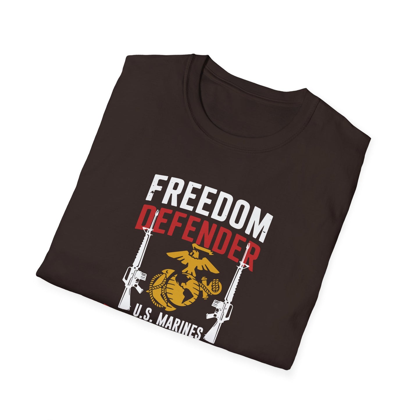 Freedom Defender U.S. Marines Veteran  For Life T-Shirt