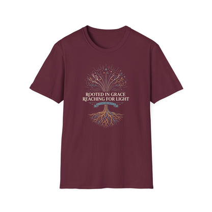 Rooted in Grace Reaching for Light T-Shirt