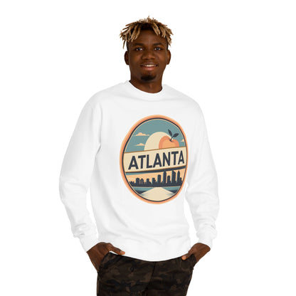 Atlanta Skyline Sweatshirt — Retro Peach City Crewneck