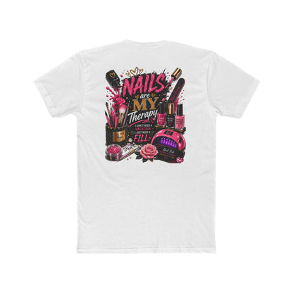 Nails Are My Therapy T-Shirt — Nail Tech & Manicurist Graphic Tee