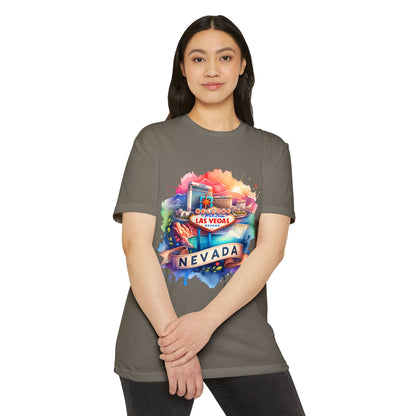 Las Vegas Nevada Watercolor T-Shirt