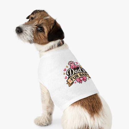 Dad's Fur Baby Pet Tank Top — Cute Paw Print Dog Shirt for Father's Day