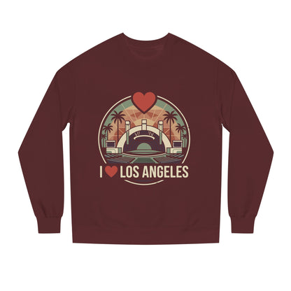 Los Angeles Crewneck Sweatshirt – I  Los Angeles Retro Cityscape