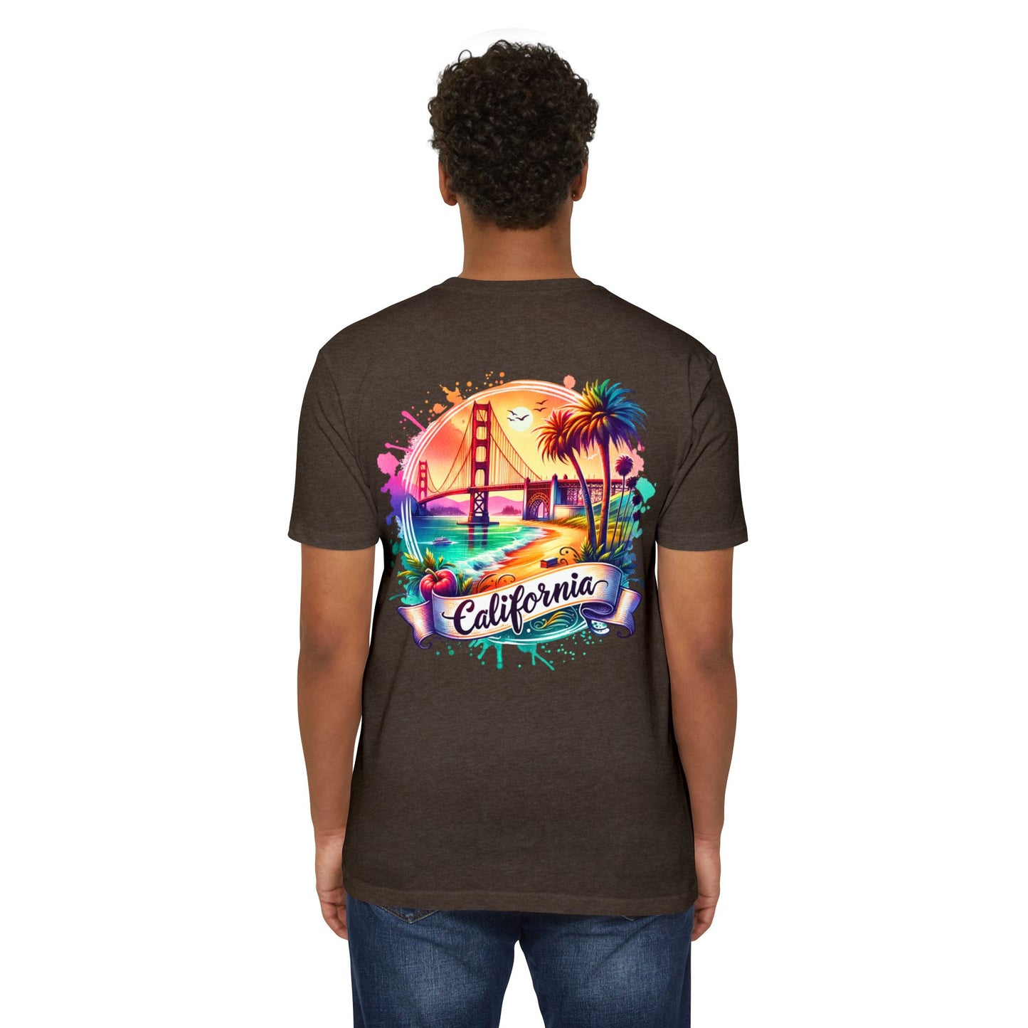 California Sunset T-Shirt — Golden Gate Palm Beach Graphic Tee
