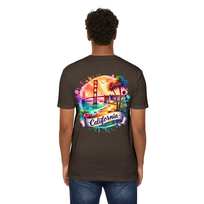 California Sunset T-Shirt — Golden Gate Palm Beach Graphic Tee