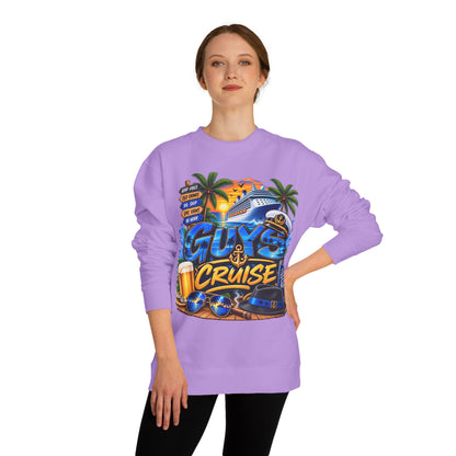 Guys Cruise Sweatshirt — Men’s Vacation Cruise Crewneck