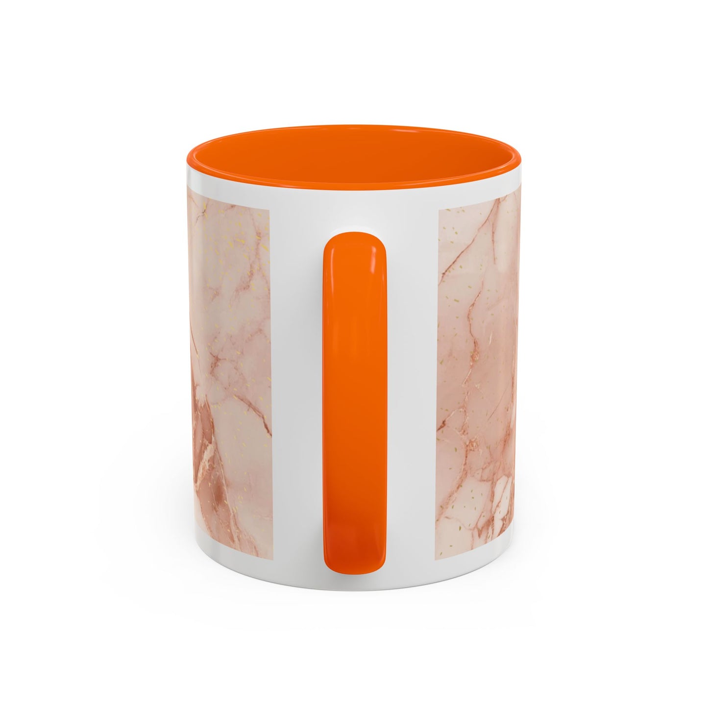 Mom Marble Accent Coffee Mug — Rose Gold & Gold Vein 11/15oz Gift