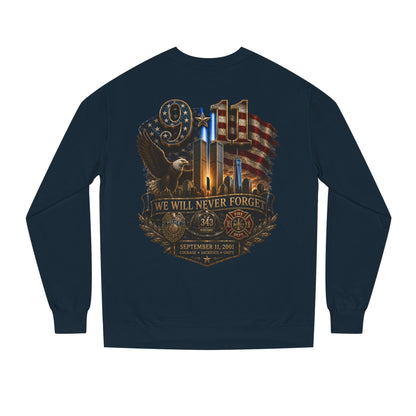9/11 We Will Never Forget Memorial Sweatshirt