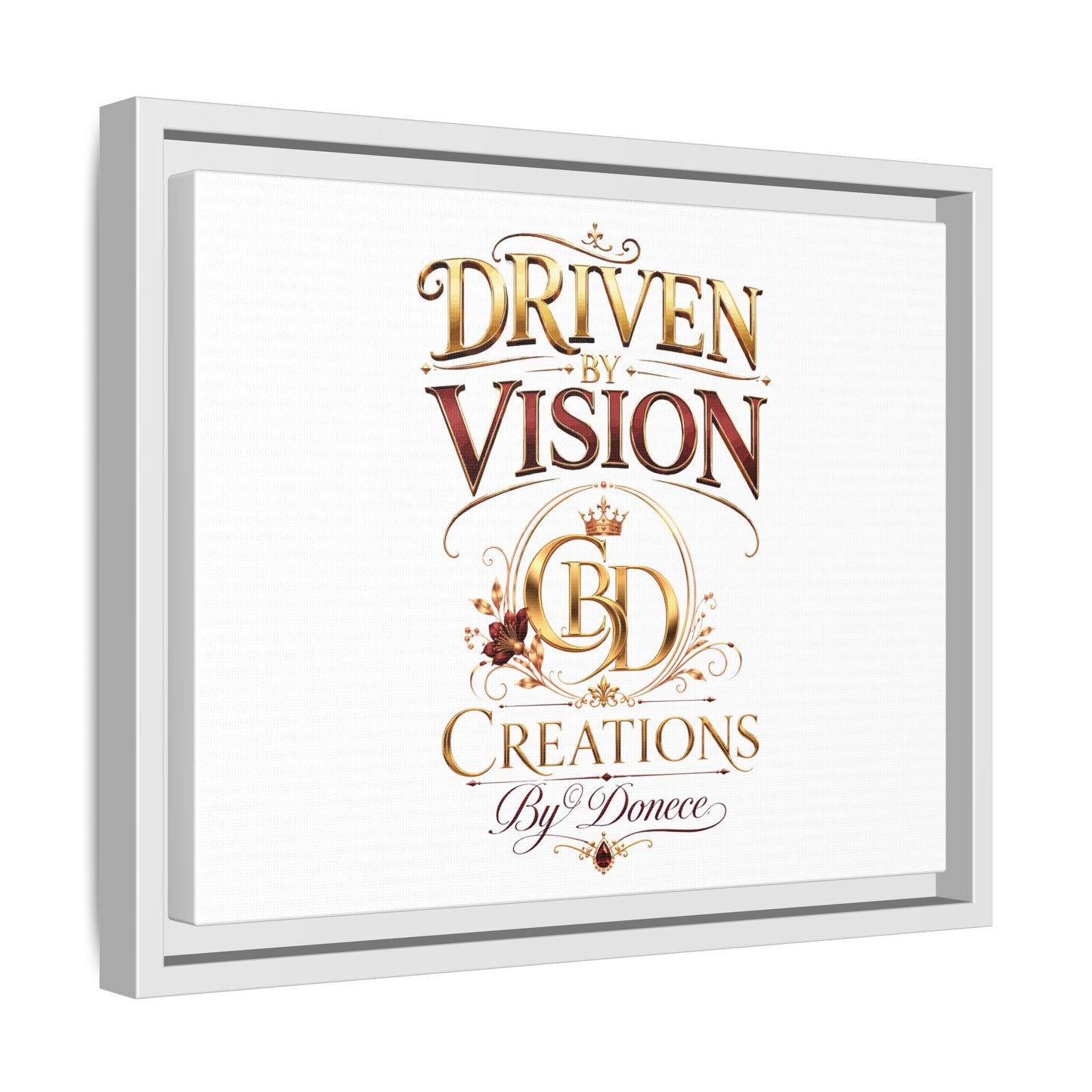 Driven by Vision Framed Canvas Wall Art