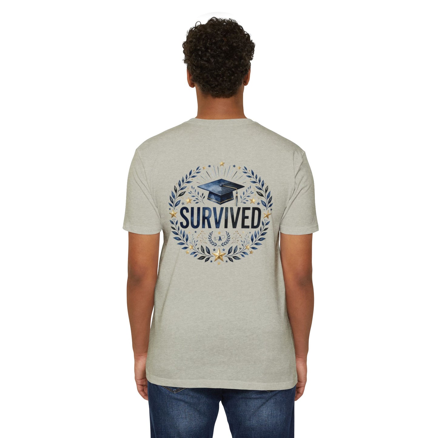 Survived Graduation Cap T-Shirt