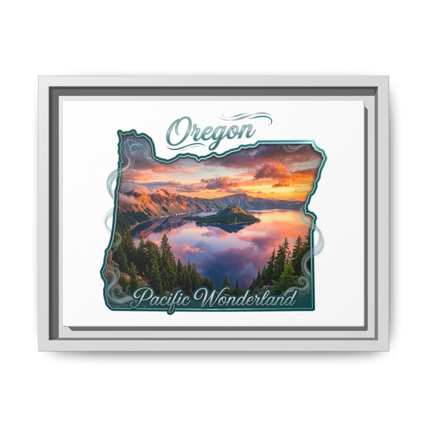 Matte Canvas, Framed (Multi-color)