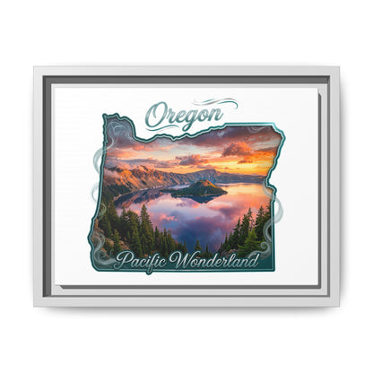 Matte Canvas, Framed (Multi-color)