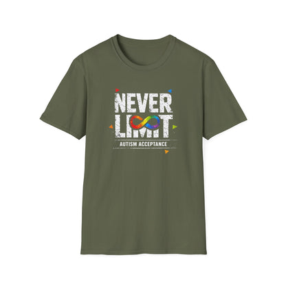 Never Limt Autism Acceptance T-Shirt