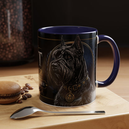 Giant Schnauzer Coffee Mug — Bold Black Accent 11/15oz