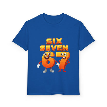 Six Seven 67 Kids T-Shirt – Cute Cartoon Number Shirt for Boys & Girls