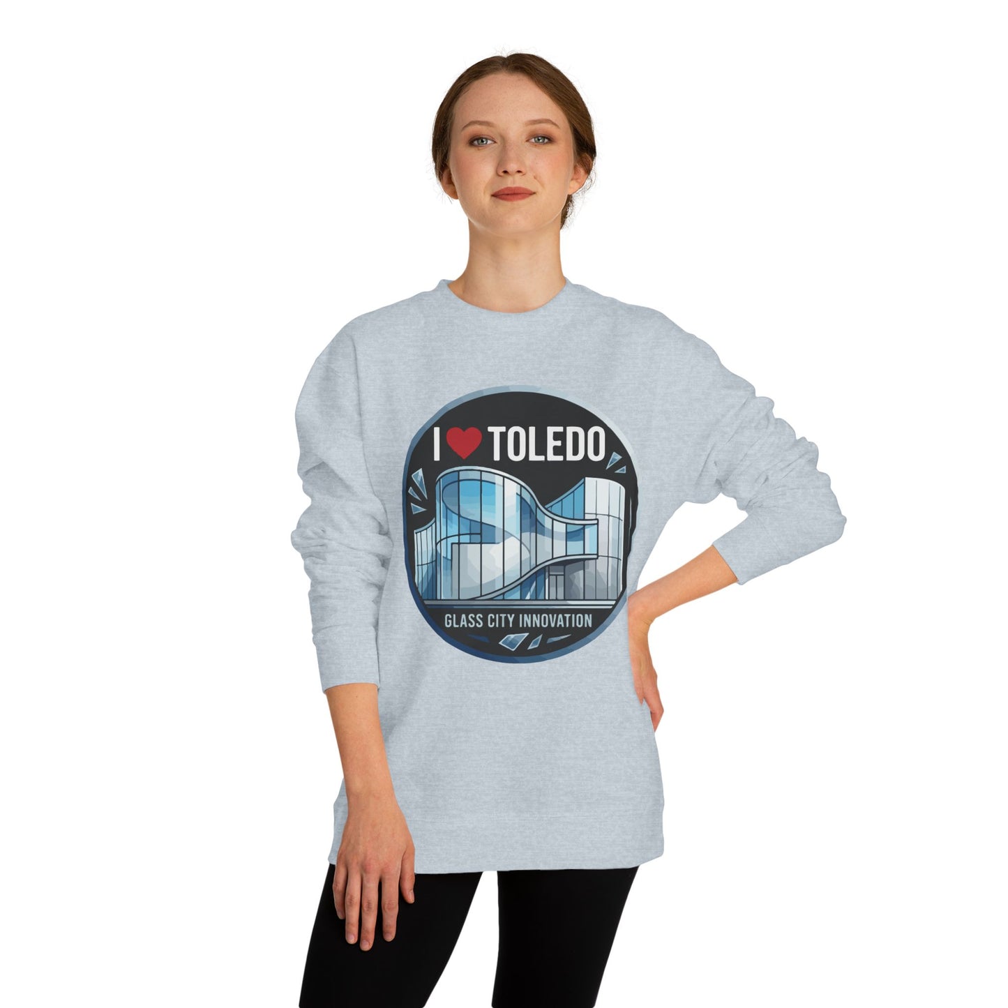 I  Toledo Glass City Sweatshirt — Toledo Skyline Crewneck