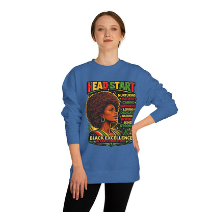Head Start Black Excellence Sweatshirt — Afrocentric Empowerment Crewneck