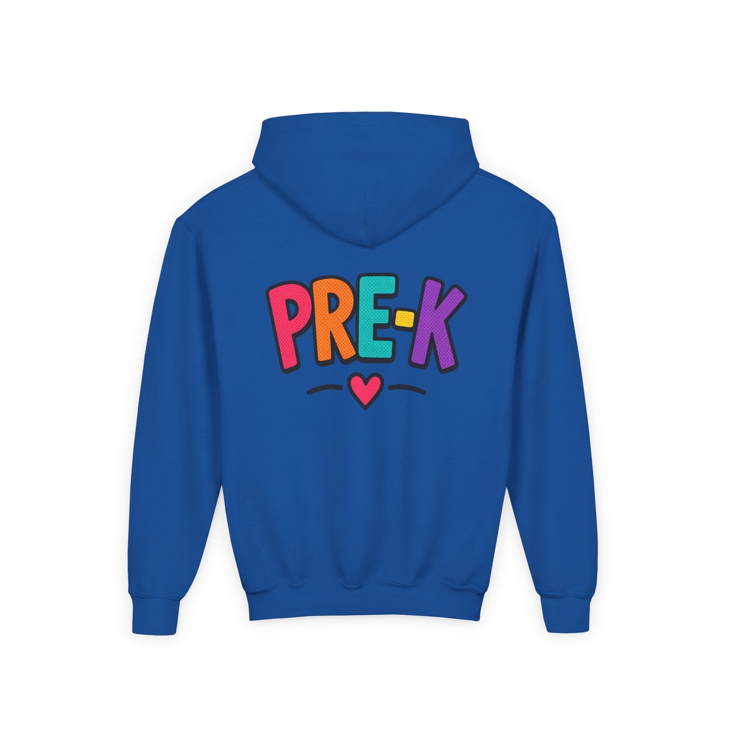 Pre-K Kids Hoodie — Colorful Cute Pre-K School Hooded Sweatshirt for Toddlers