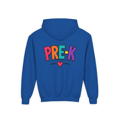 Pre-K Kids Hoodie — Colorful Cute Pre-K School Hooded Sweatshirt for Toddlers