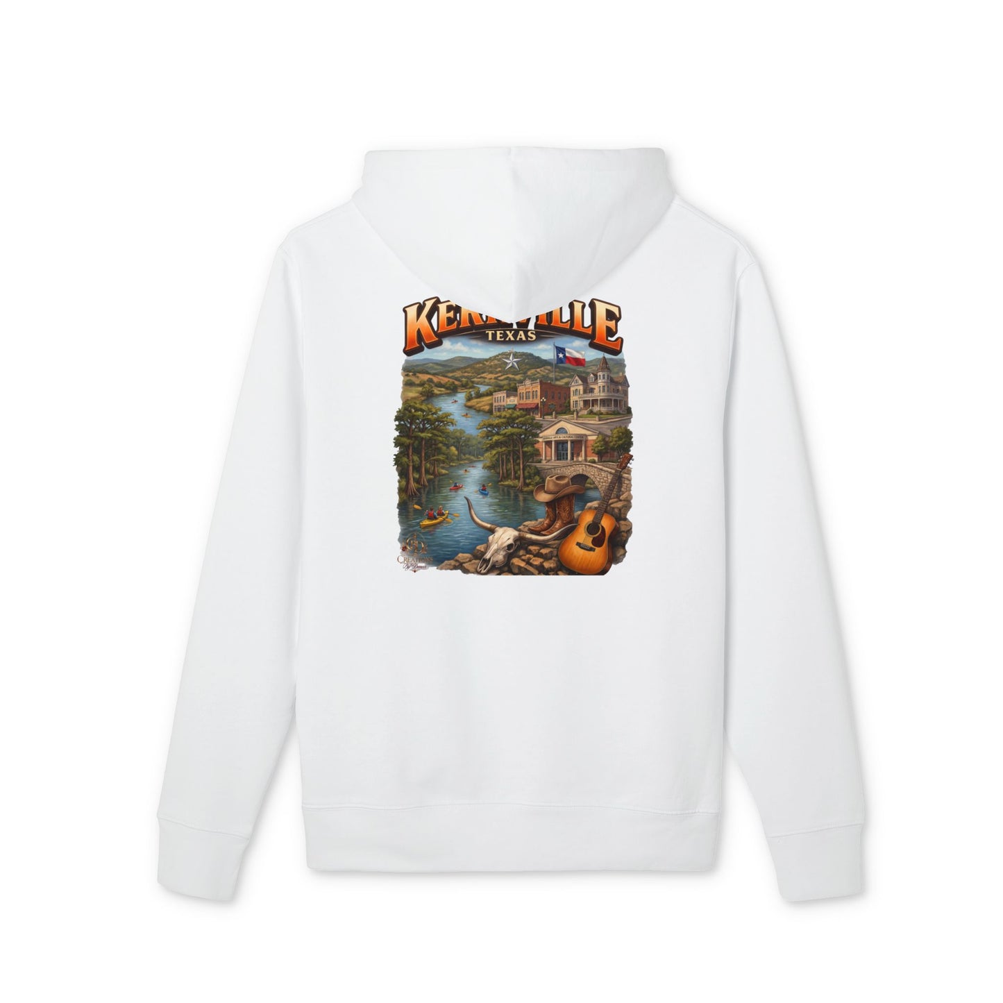 Cruiser Hoodie — Kemah, Texas Scenic Vacation Graphic