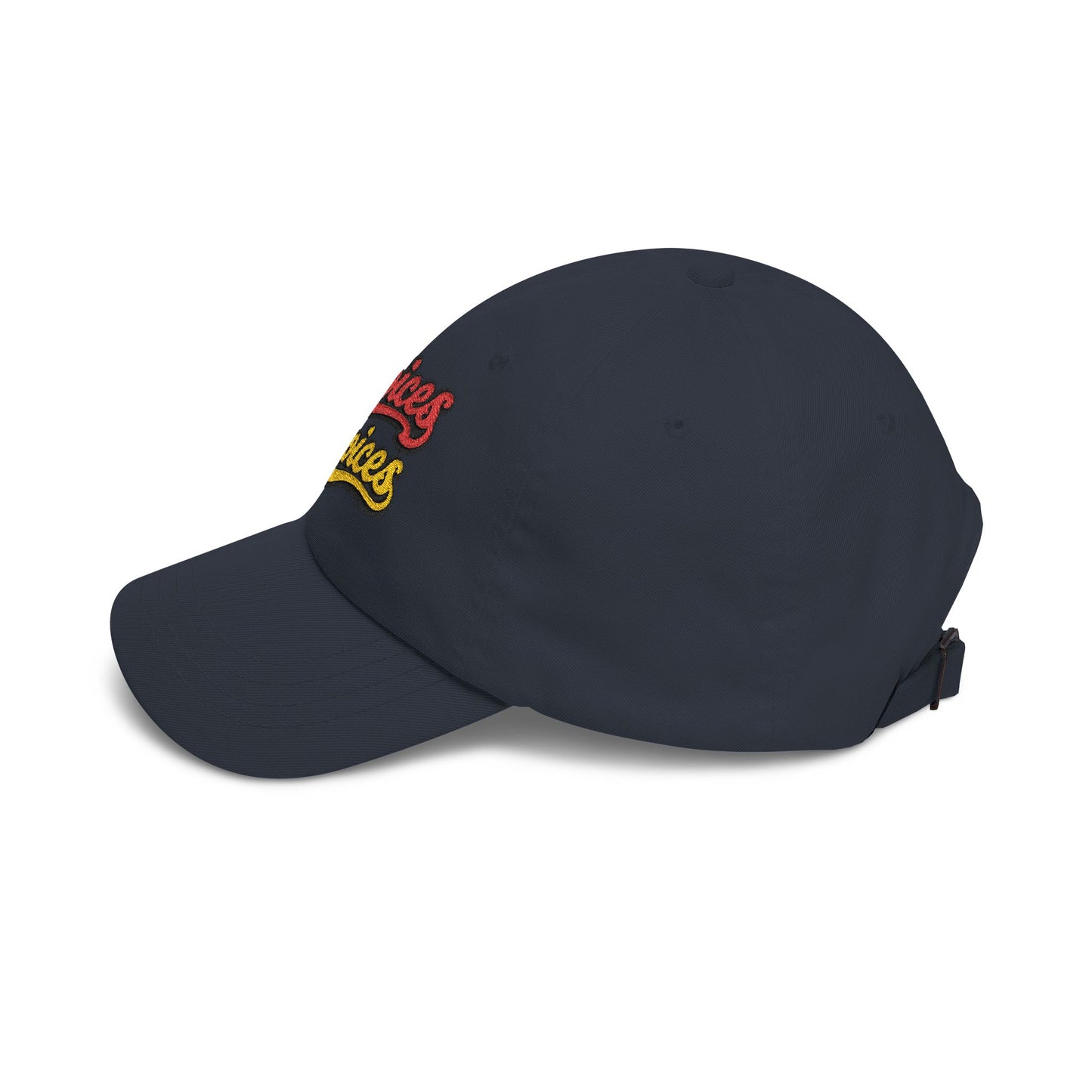 Choices Choices Dad Cap – Retro Script Embroidered Baseball Hat