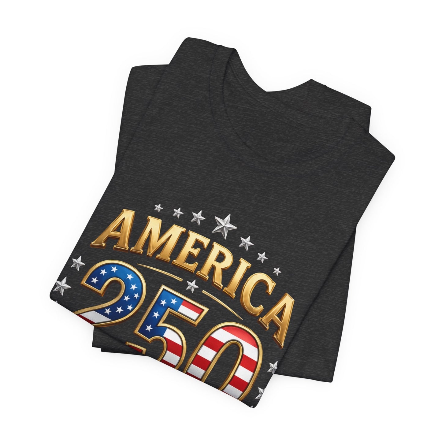 America 250 T-Shirt — Built by Generations 1776–2026 Patriotic Tee