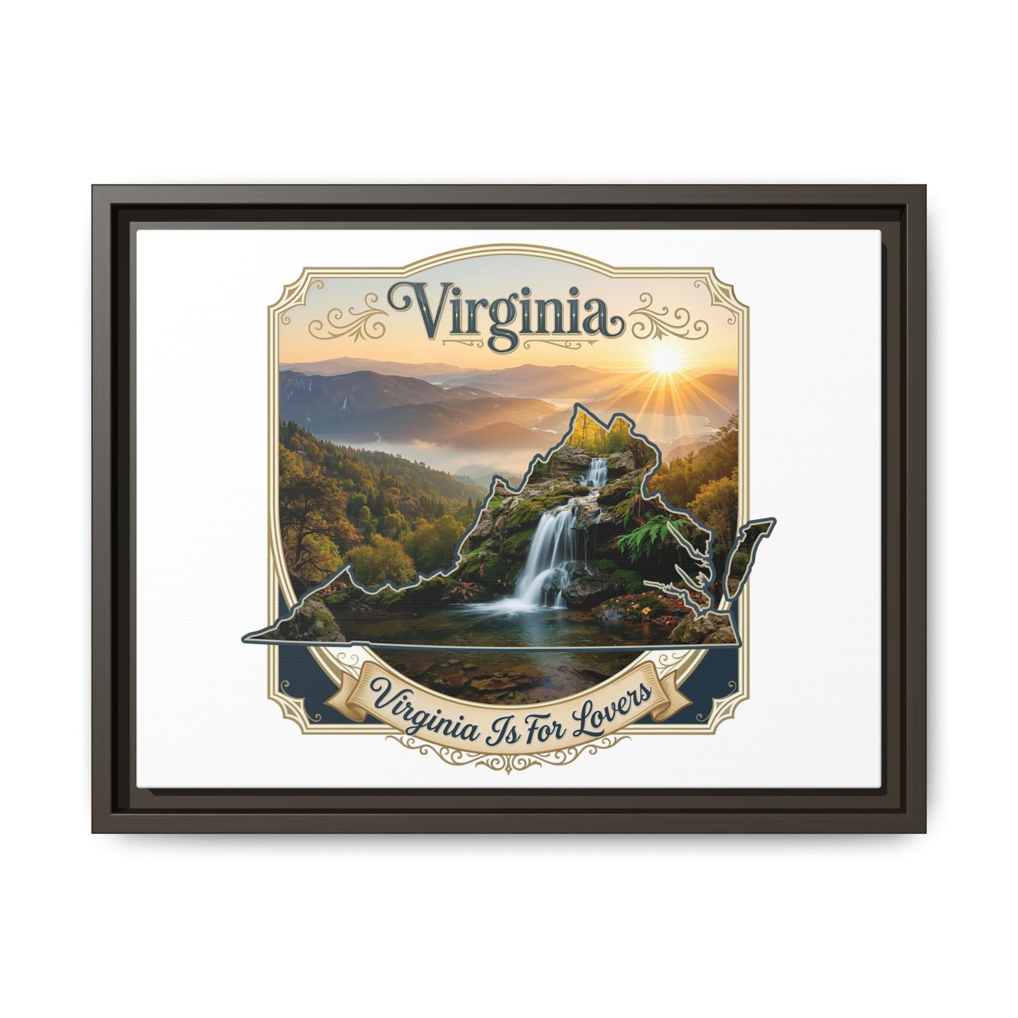 Matte Canvas, Framed (Multi-color)