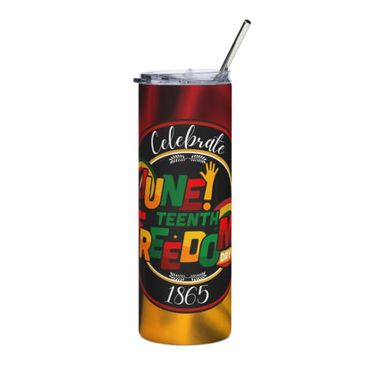 Juneteenth Freedom 20oz Stainless Tumbler
