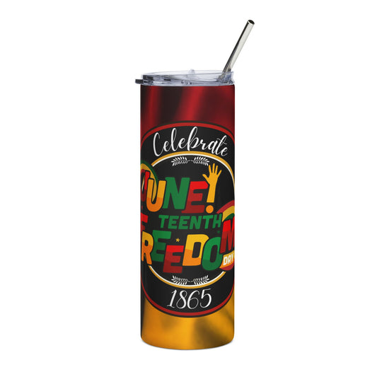 Juneteenth Freedom 20oz Stainless Tumbler