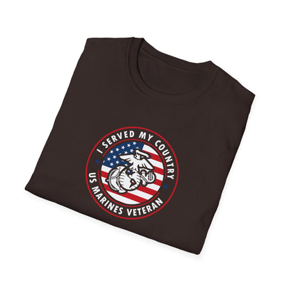 I Served My Country US Marines Veteran T-Shirt