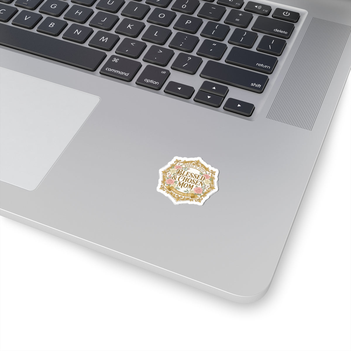 Blessed & Chosen Mom Sticker | minimalist mom life, cool mom streetwear