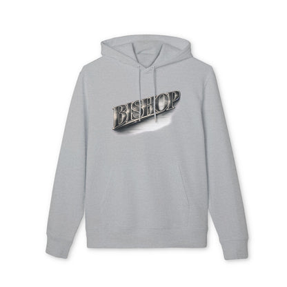 Bishop Chrome Logo Hoodie — Vintage Metallic Script Streetwear