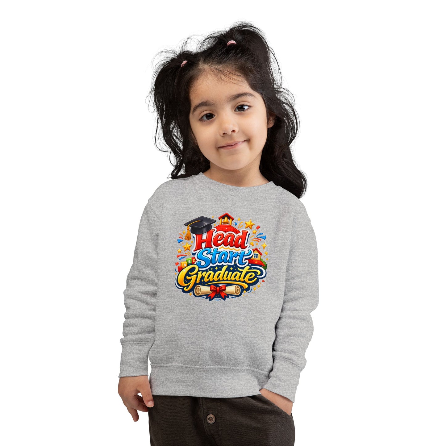 Head Start Graduate Toddler Sweatshirt — Preschool Graduation Crewneck