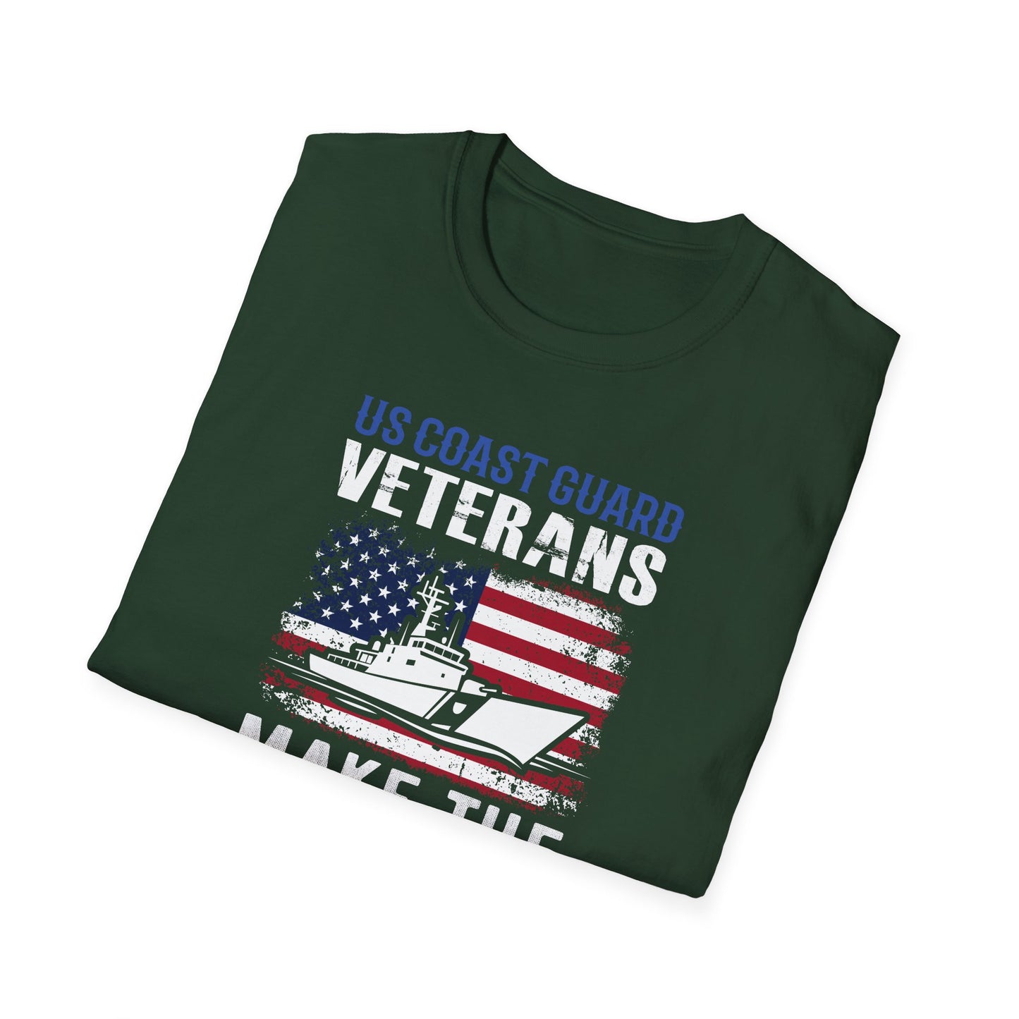 US Coast Guard Veterans Make the Best Grandpas T-Shirt